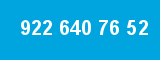 922 640 76 52 922 640 76 52
